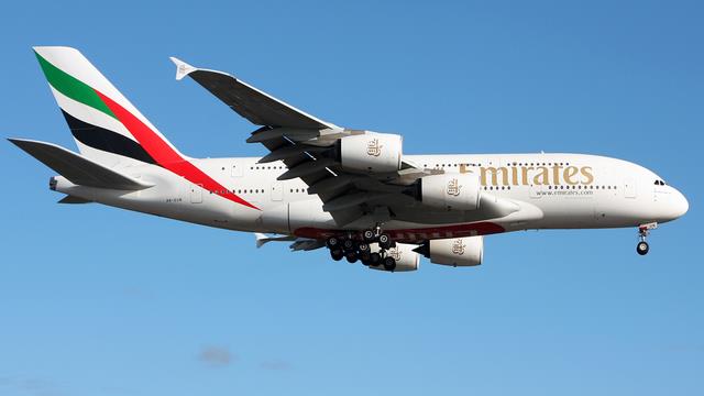 A6-EUN:Airbus A380-800:Emirates Airline